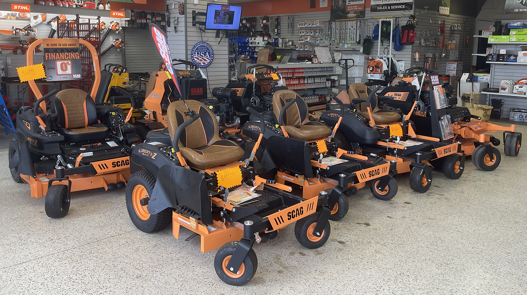 Year End Savings on SCAG Zero Turn Lawn Mowers Thompson Rentals Sales