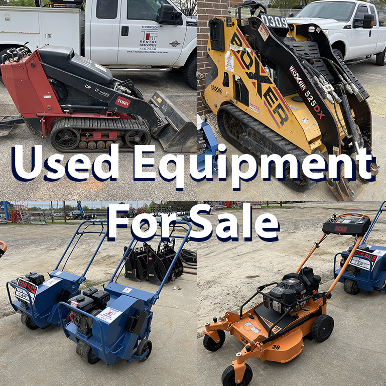 Used Equipment For Sale Dingos, Aerators & More Thompson Rentals