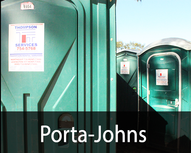 Buy or Rent Porta Johns & Porta Potties in SC Thompson Rental