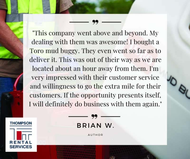 thompson rental services reviews