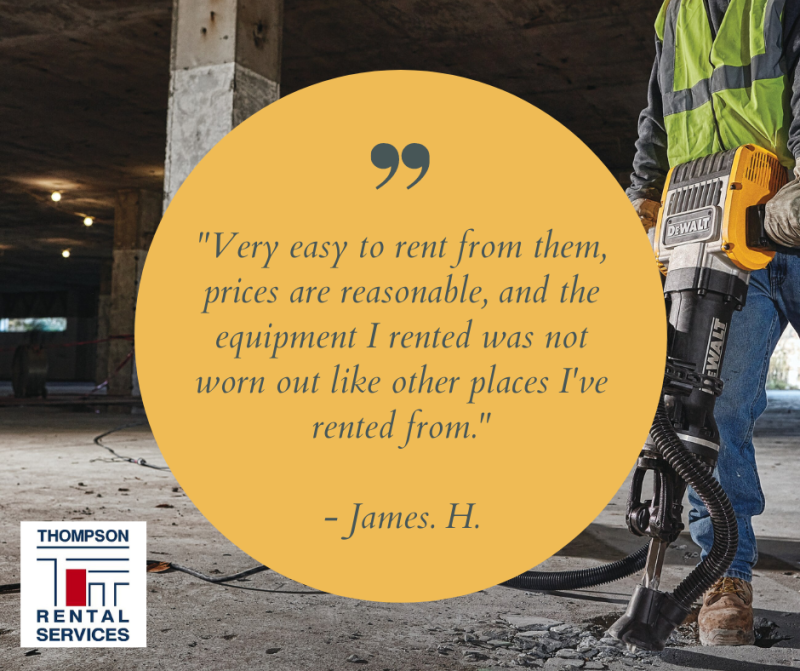 thompson rental services reviews
