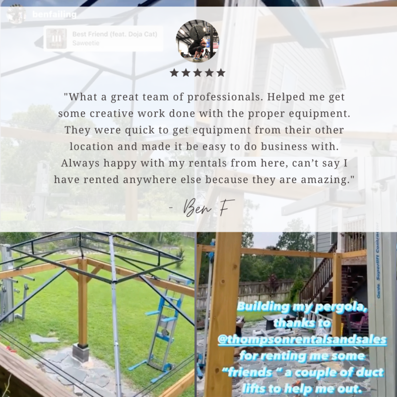 thompson rental services reviews